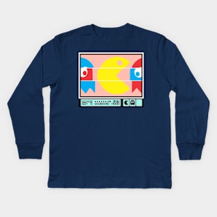 Pacman roulette Kids Long Sleeve T-Shirt